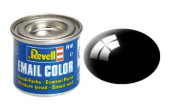 32107 Revell Enamel schwarz glänzend 14ml